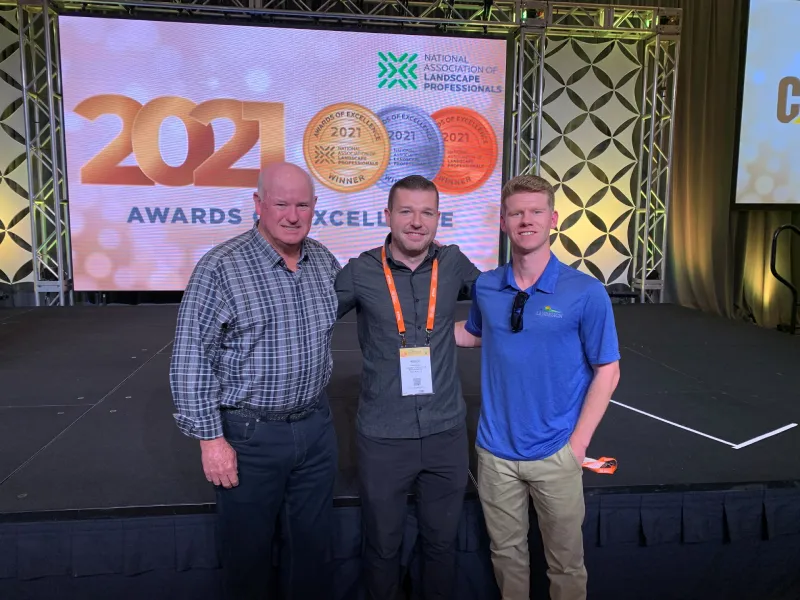 Professional Development John Reece and Bradon at Awards of Excellence